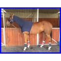Lycra Skinny Horse Hood Blue