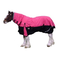 6'6, 6'9, 7'0 Heavy Horse Winter Combo Horse Rug Pink